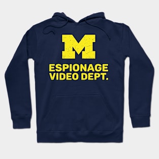 Michigan Espionage Dept Michigan Video Department Hoodie